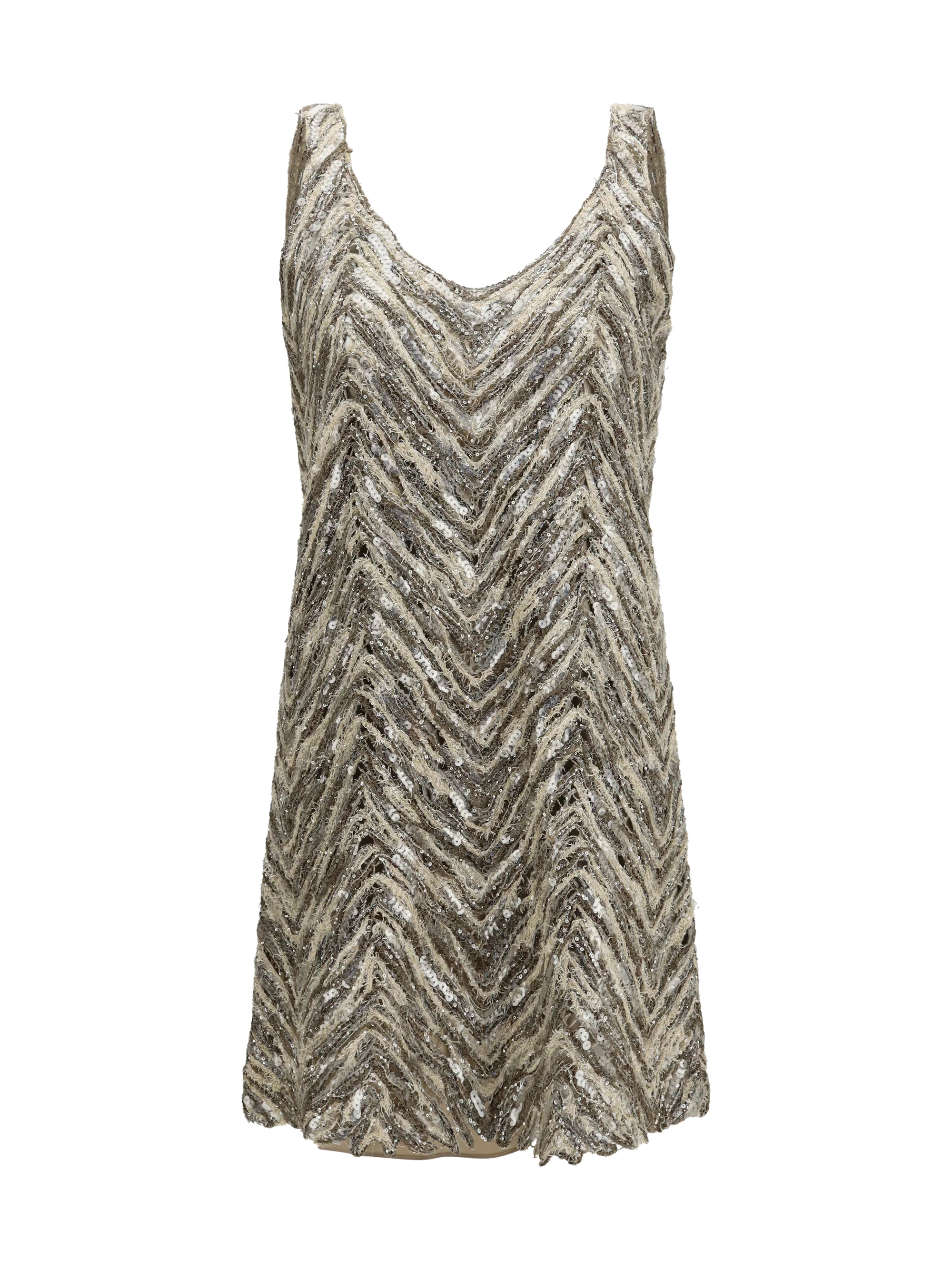 BRUNELLO CUCINELLI XXS short sequin dress