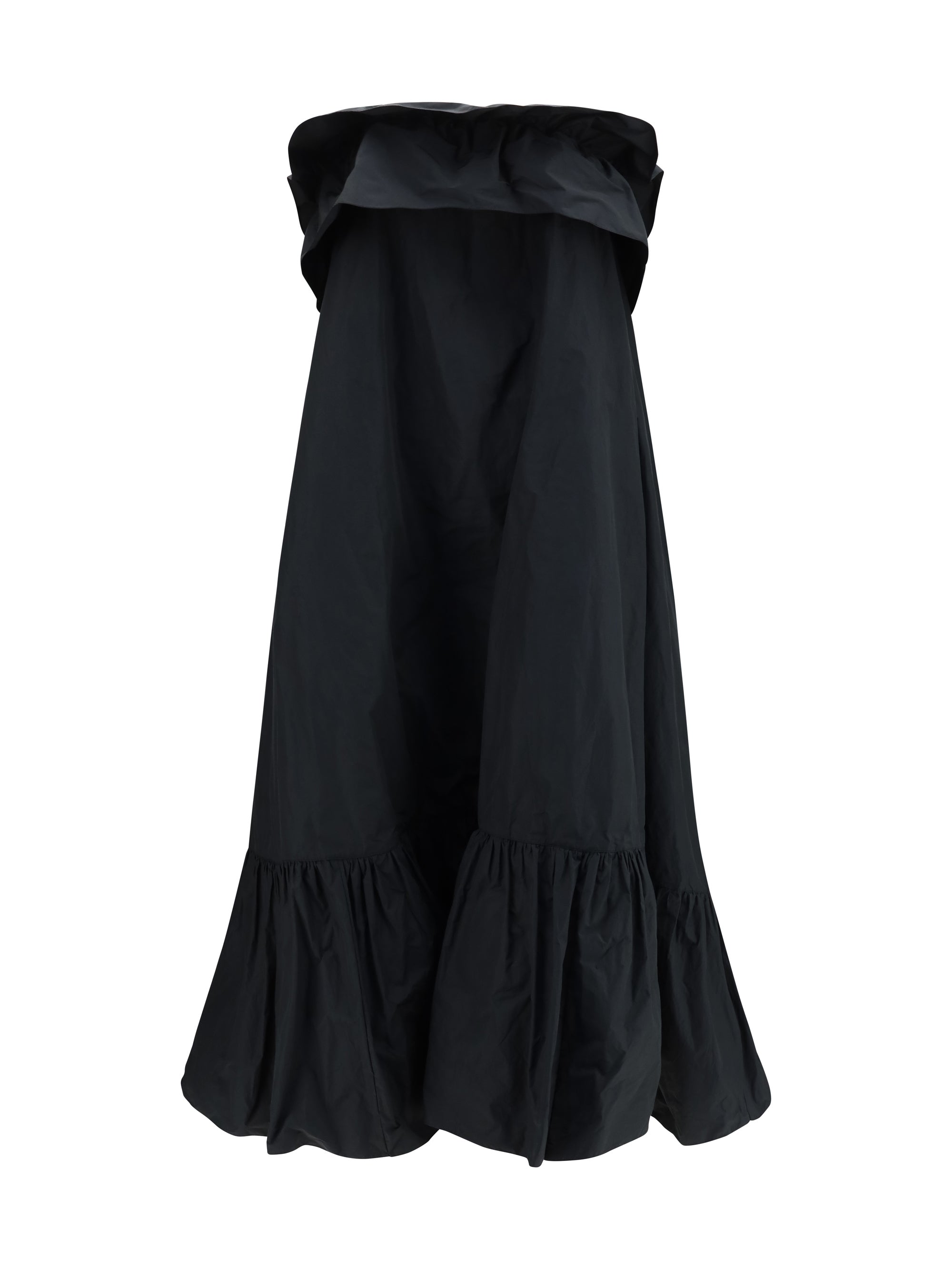 SAINT LAURENT 38 sleeveless country dress in technical canvas 