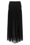 the zimmermann valiant long skirt defines a fluid silhouette through a play of
