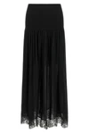 the zimmermann valiant long skirt defines a fluid silhouette through a play of