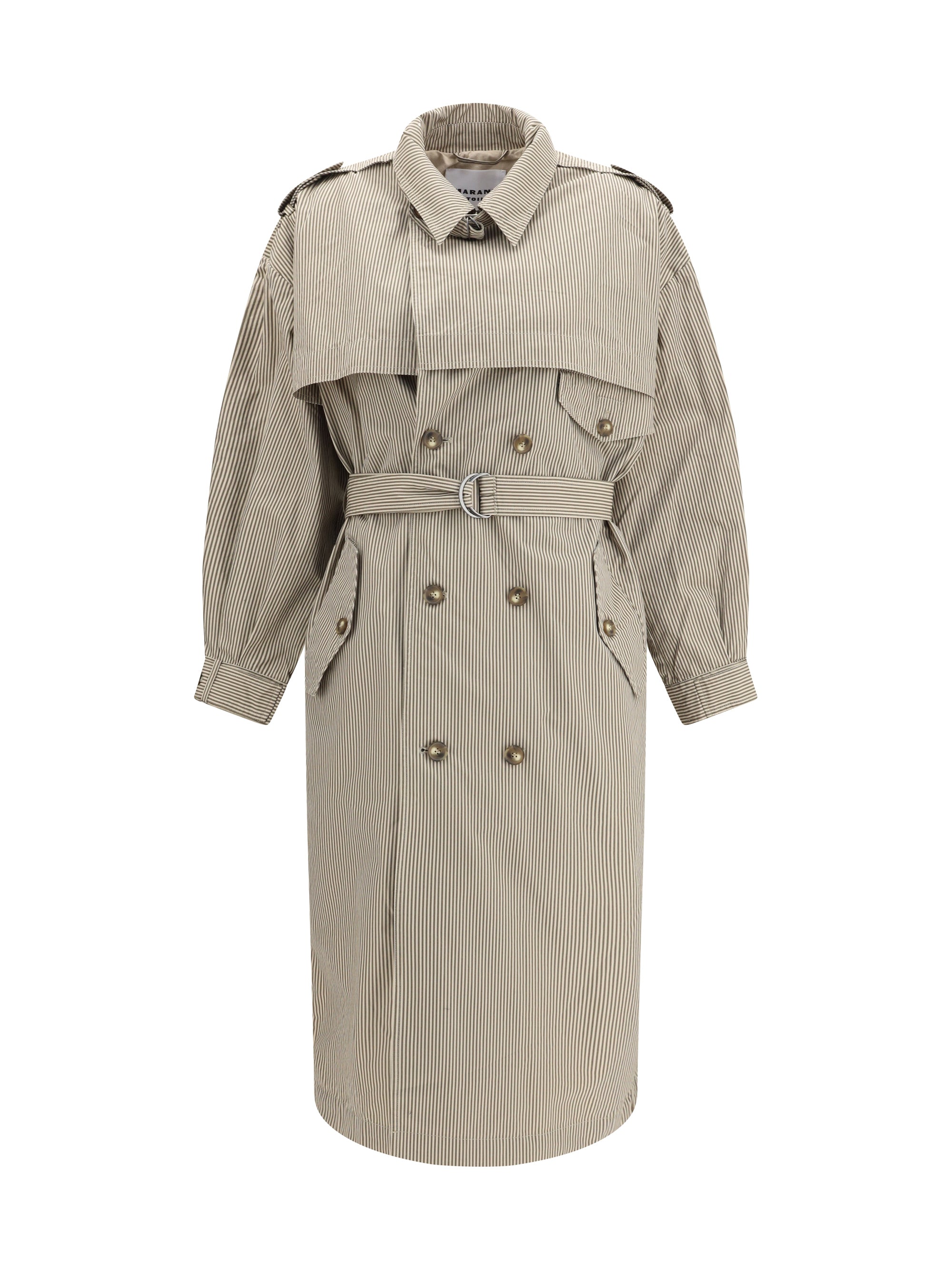 MARANT ETOILE 34 chilma striped coat