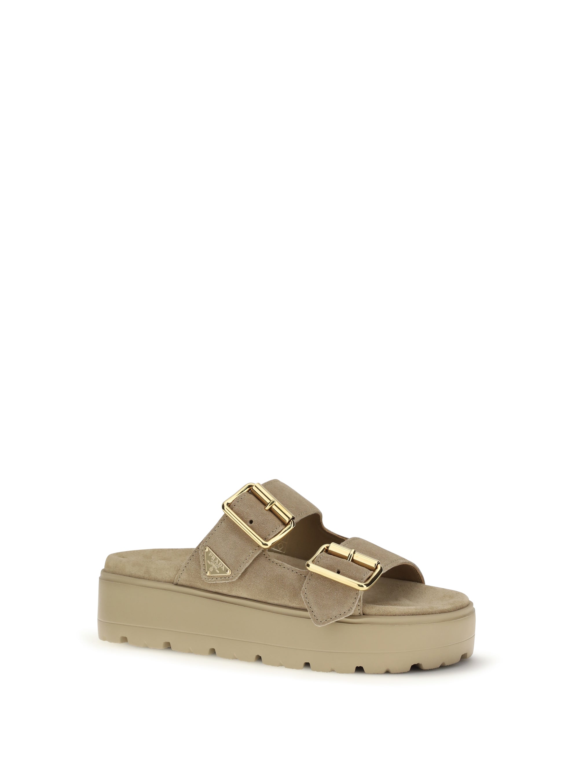 PRADA 41 platform sandals 