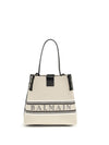 release bucket bag in canvas and leather