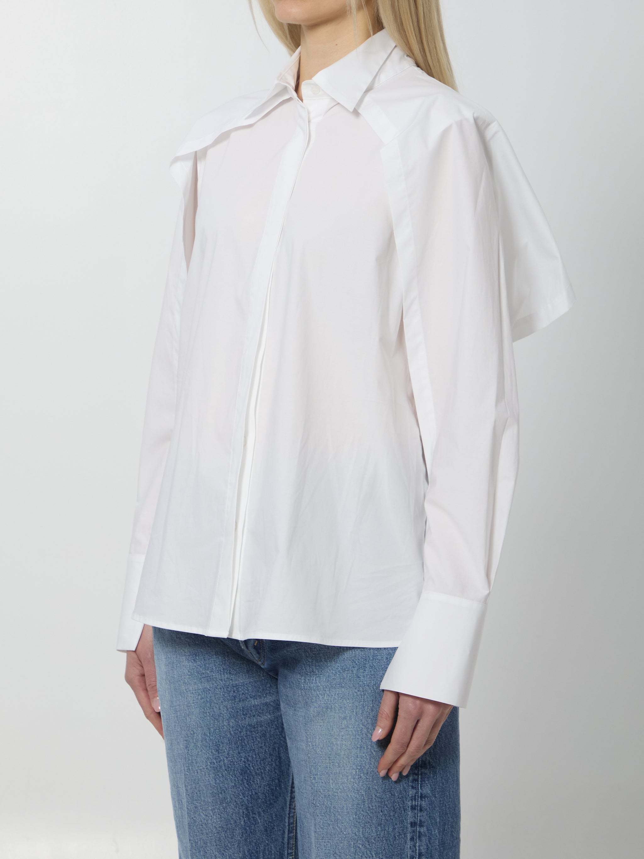 open sleeve shirt