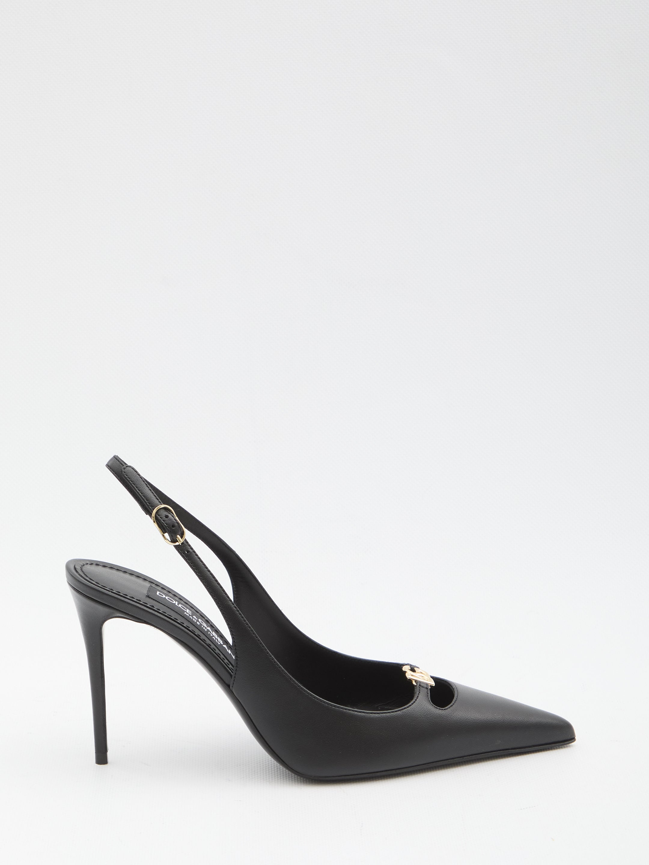 DOLCEamp;GABBANA 36 slingback pumps in silk nappa