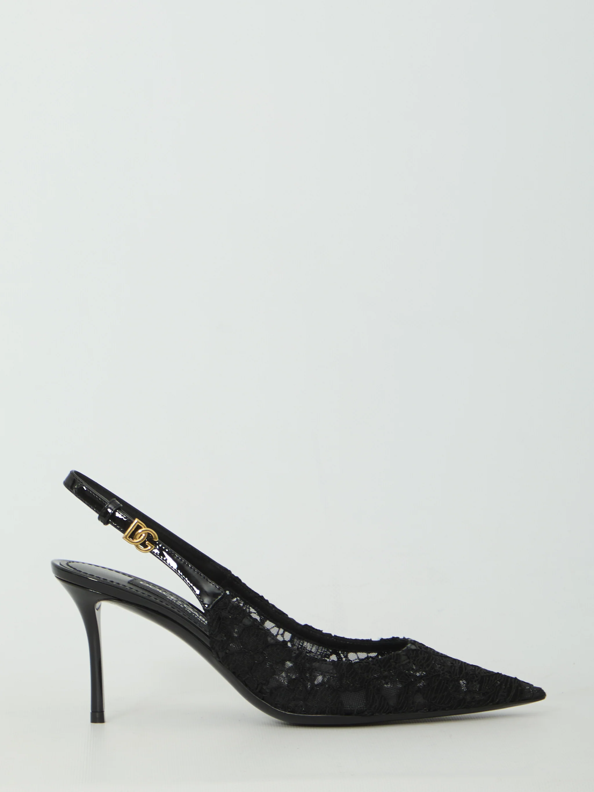 taormina lace slingback pumps