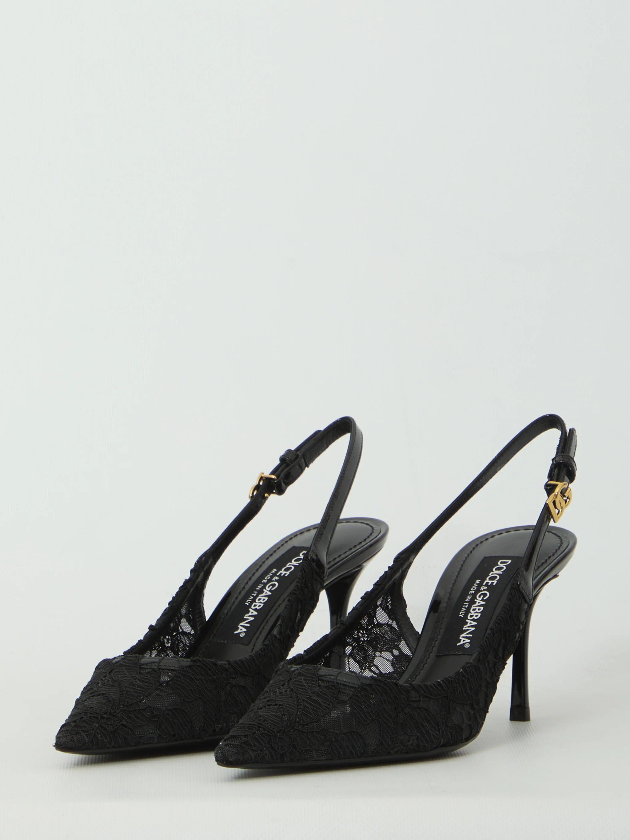 taormina lace slingback pumps