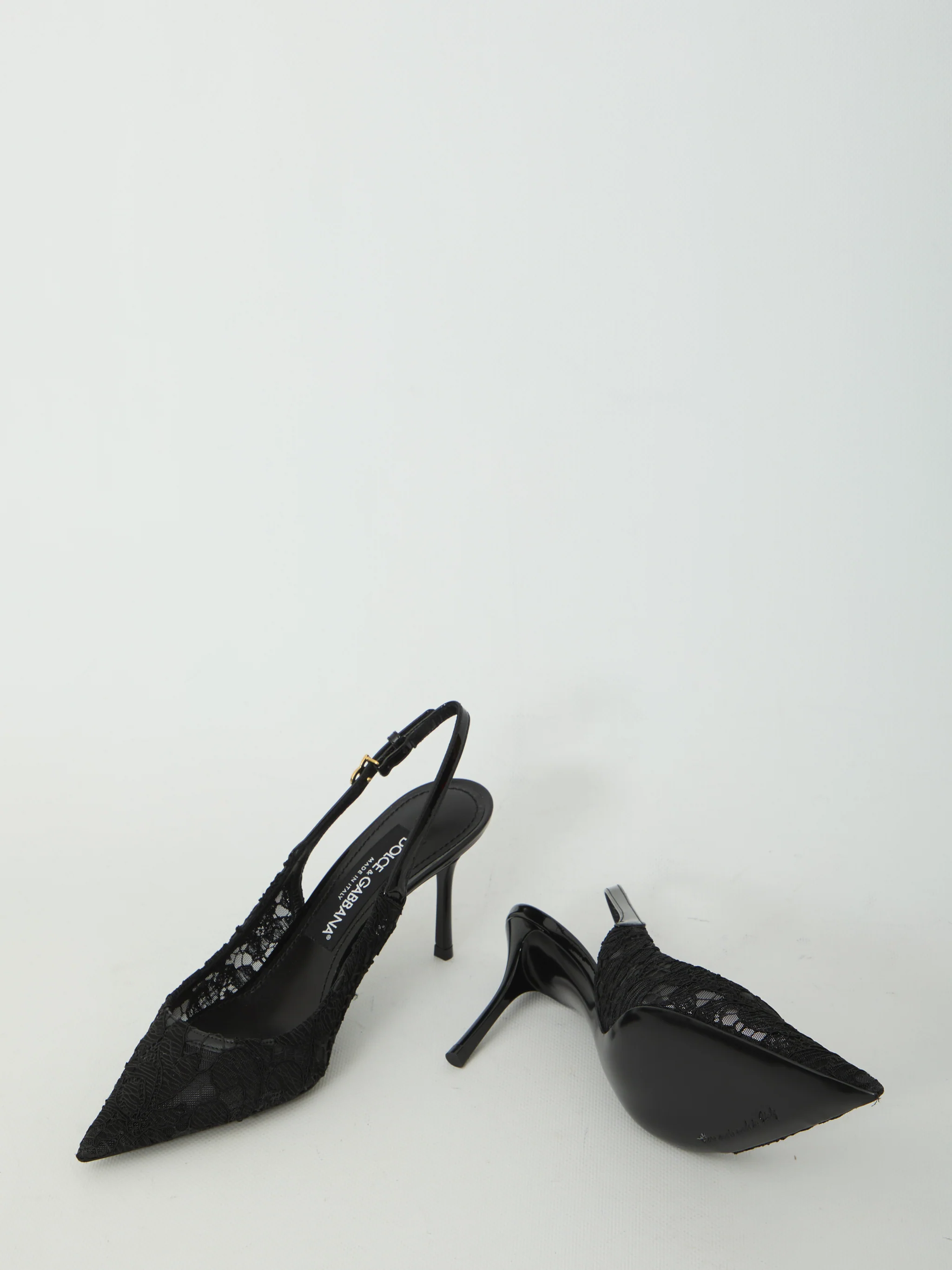 taormina lace slingback pumps