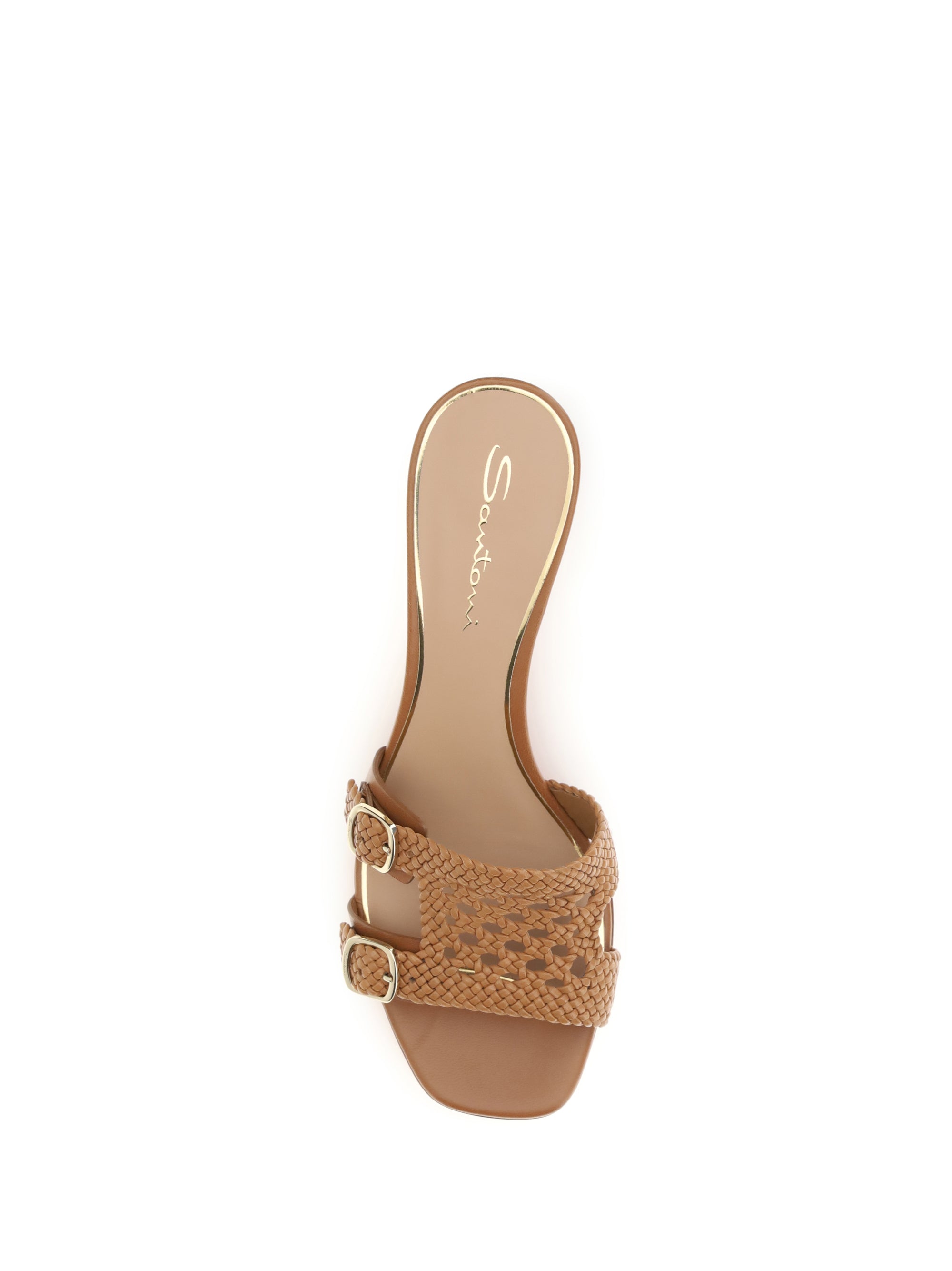 woven leather sandals