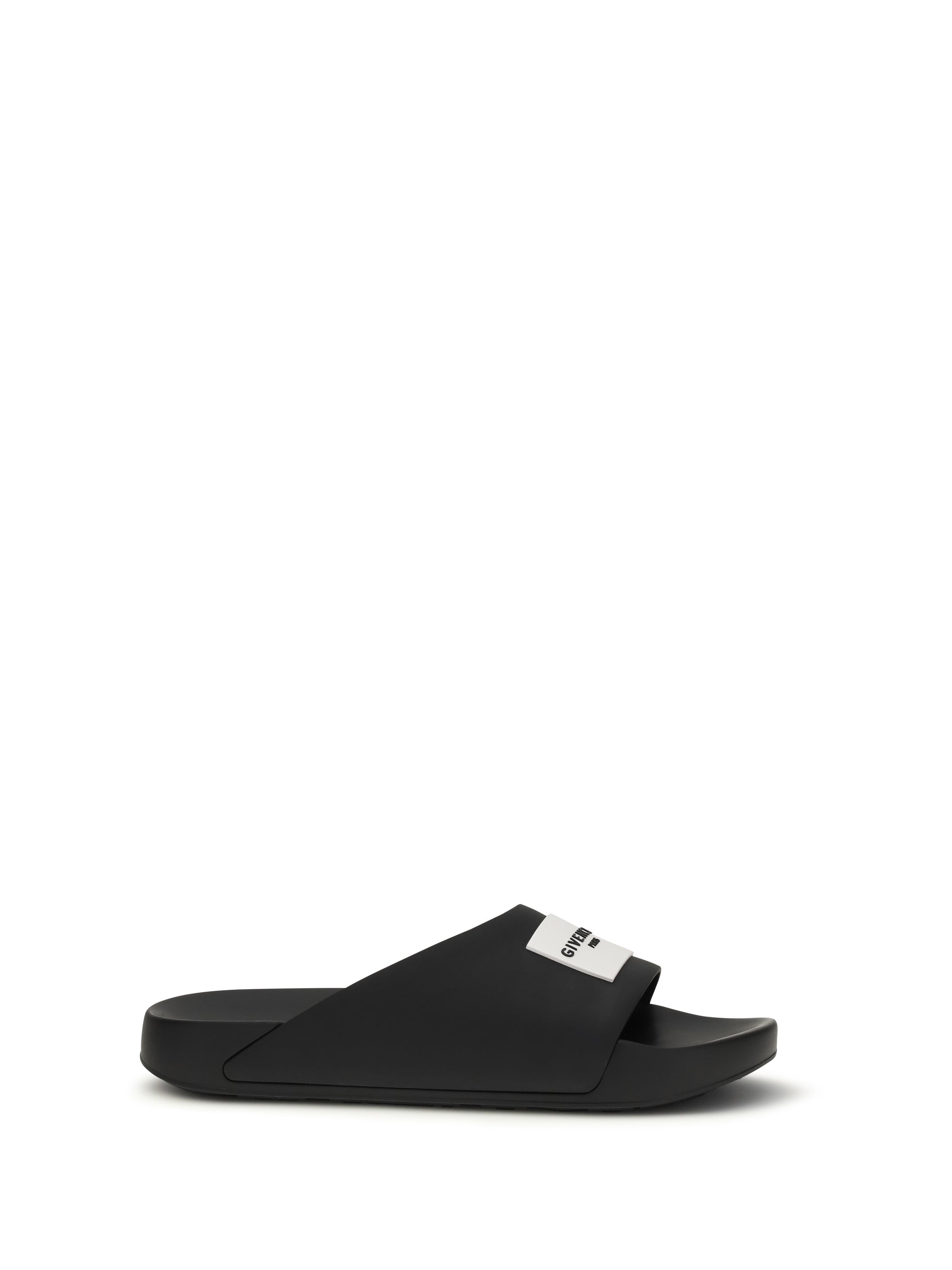 GIVENCHY 36 rubber logo slippers 