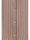 silk blend striped shirt