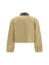 heavy cotton cropped jacket