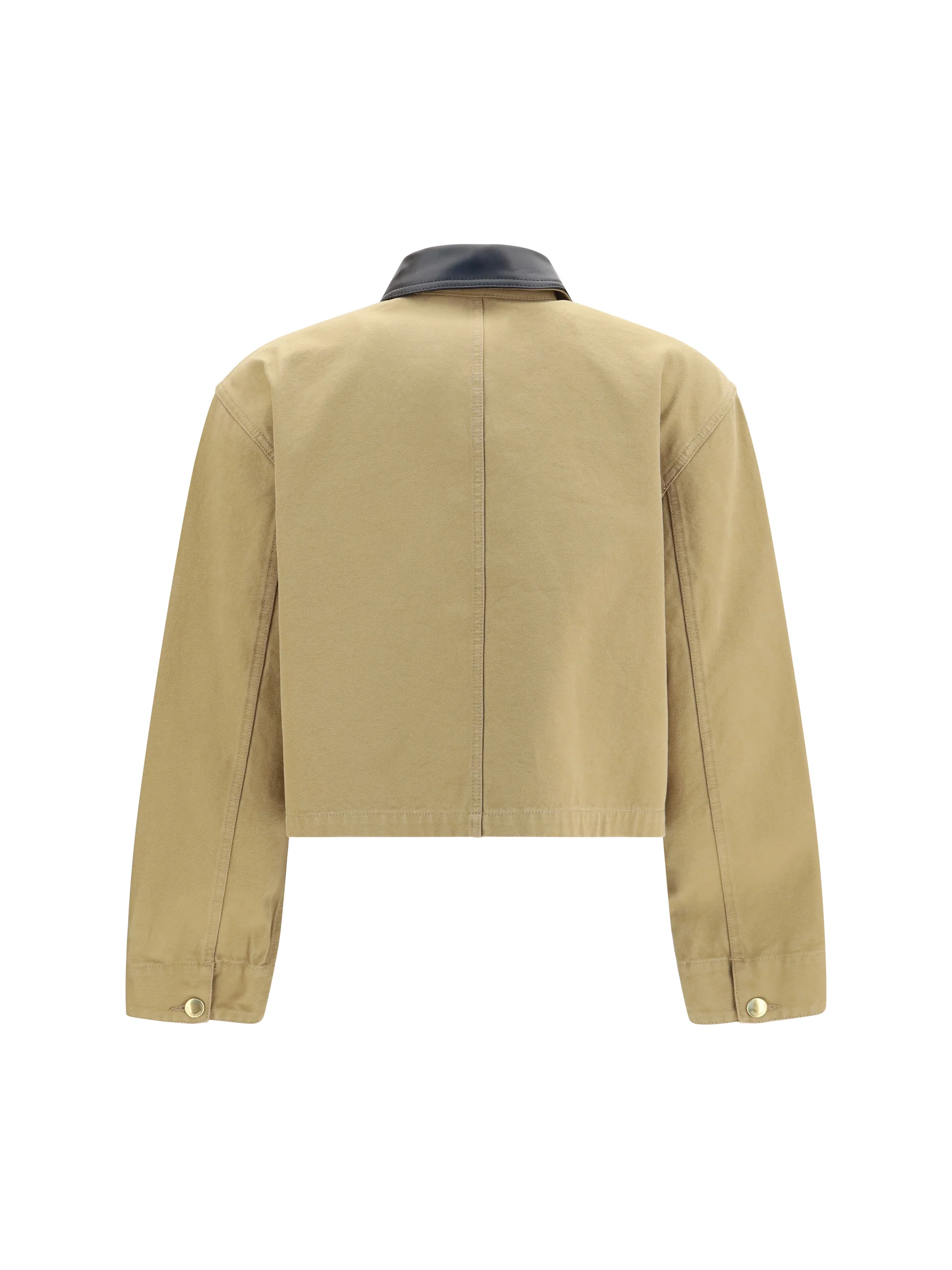 heavy cotton cropped jacket