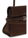 medium top handle bag with buckle detail