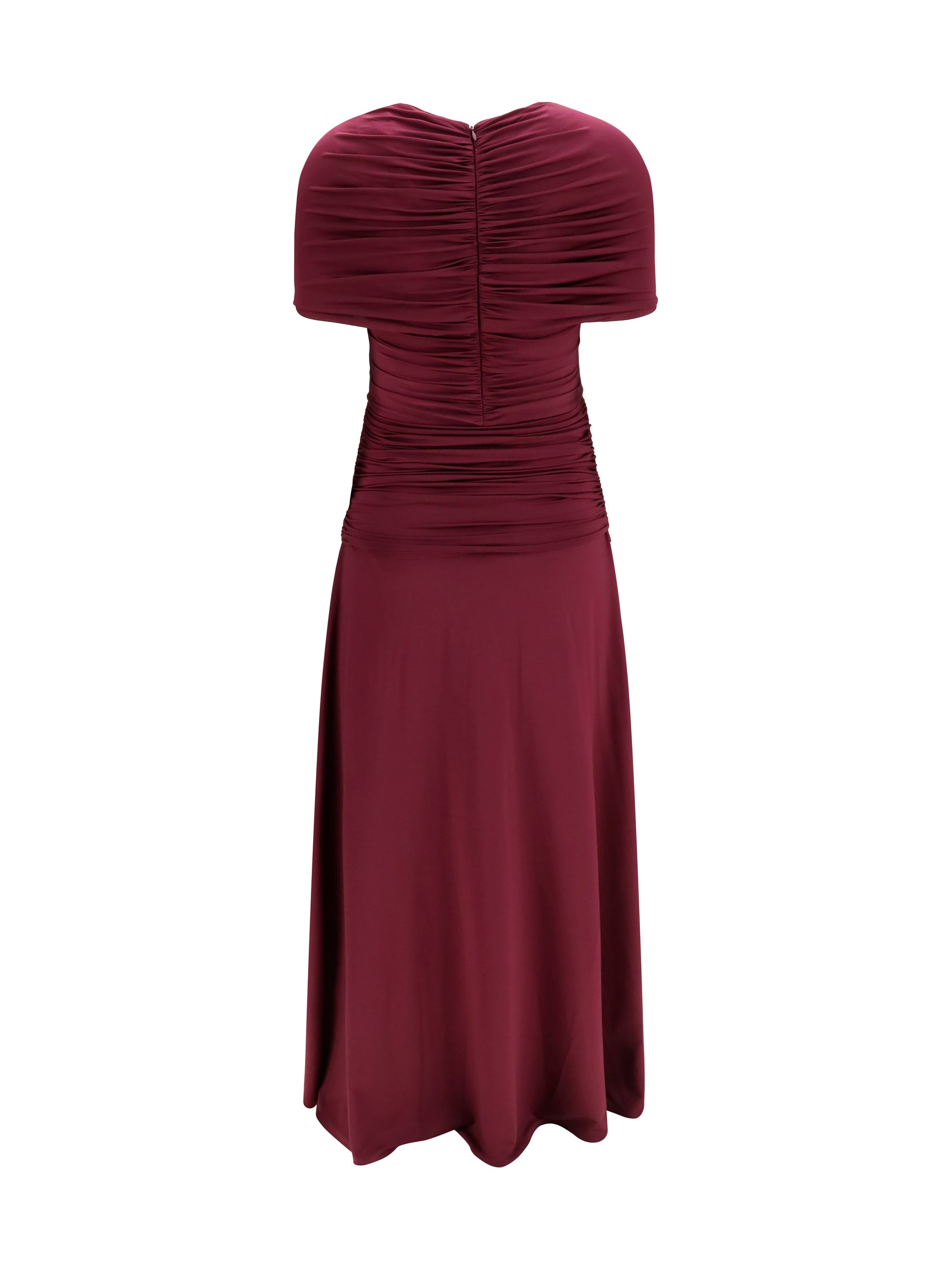 SELF-PORTRAIT 6 ruched midi dress in jersey