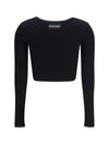 moon logo bicolor jersey roundneck t-shirt