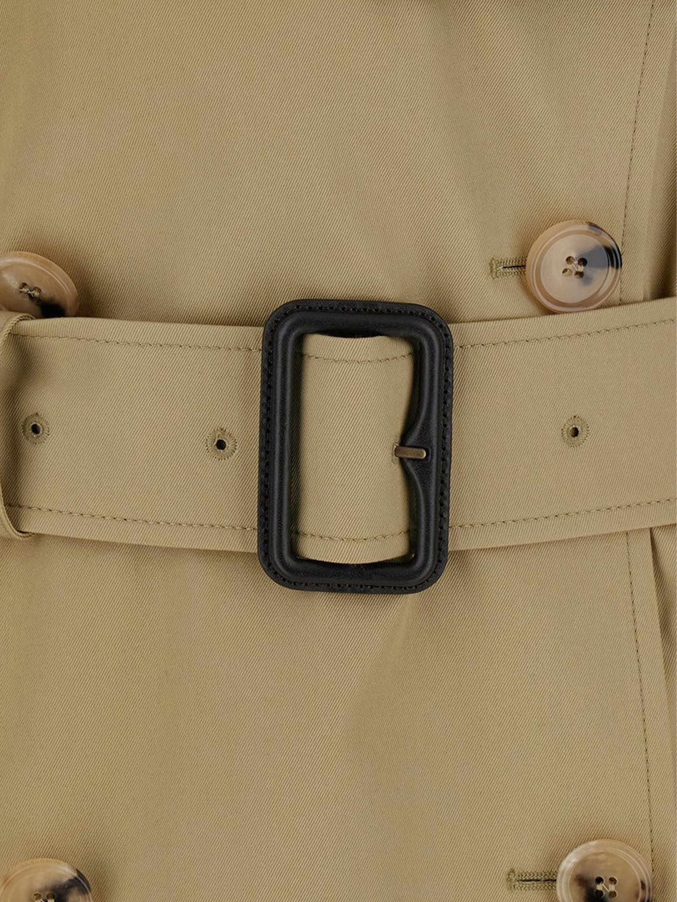 BURBERRY S-M belmont trench cape in gabardine