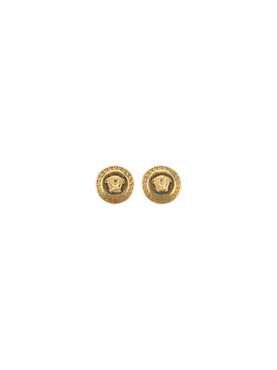 medusa logo earrings