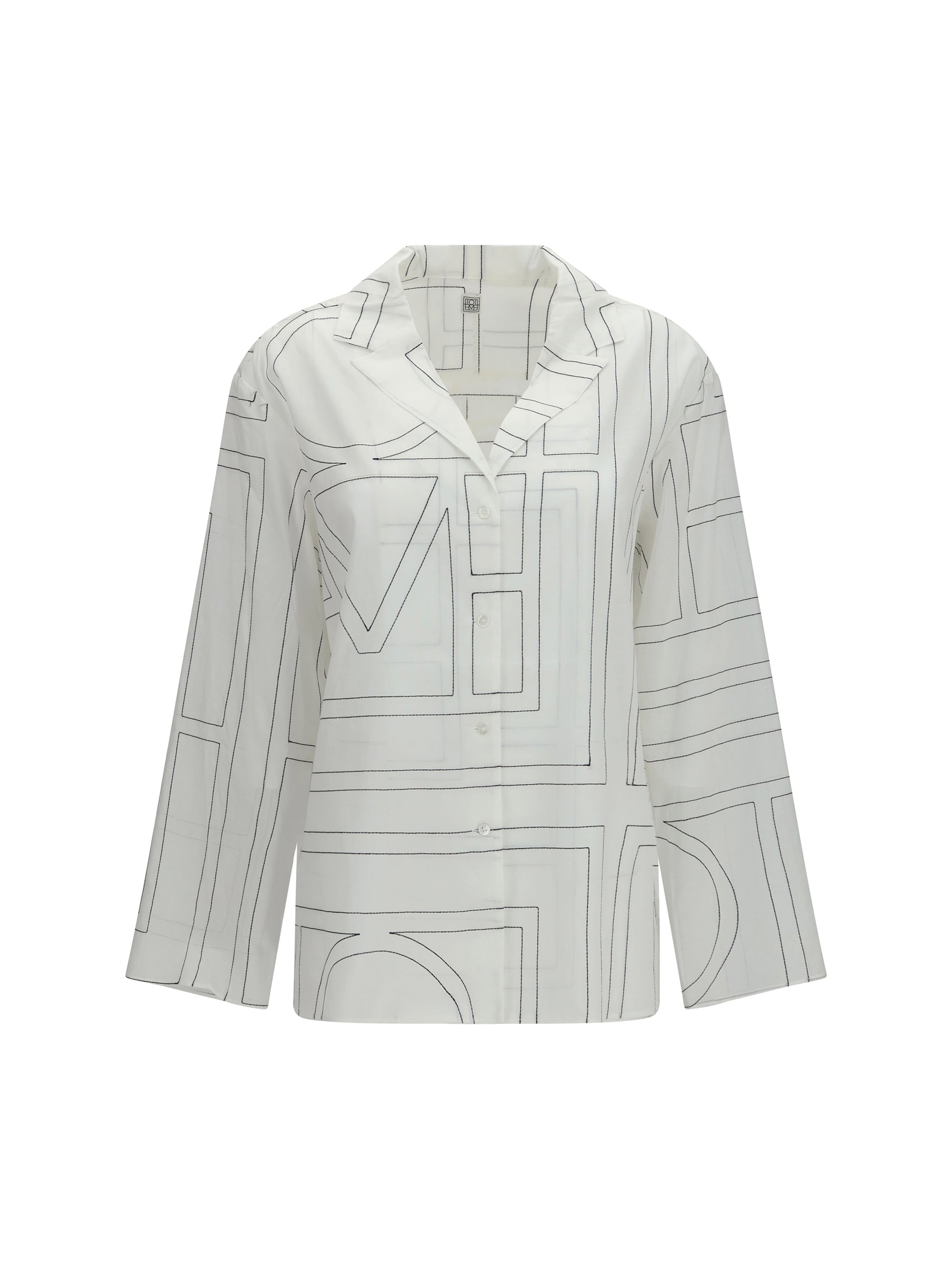 pj monogram cotton shirt