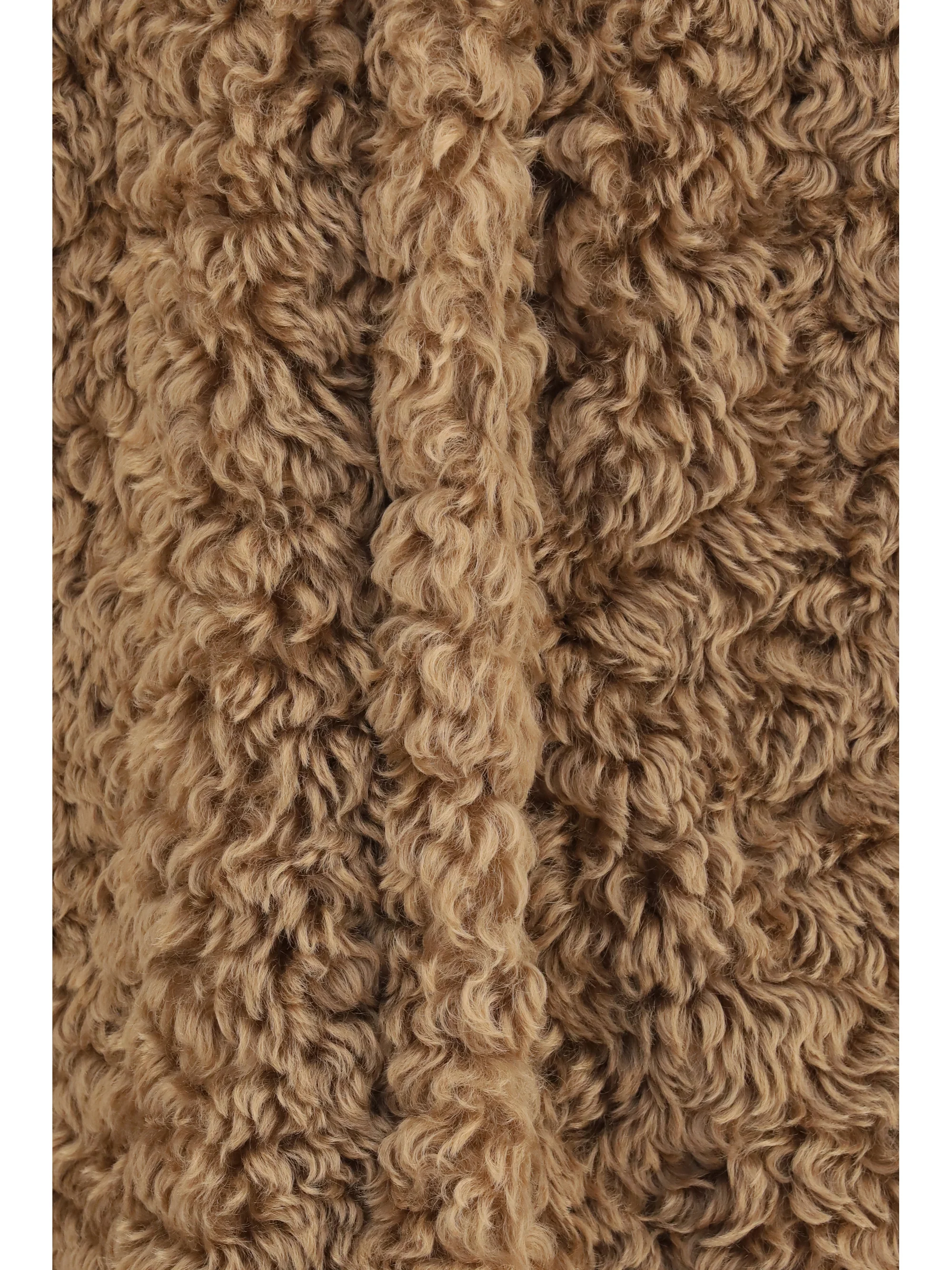 long plush coat