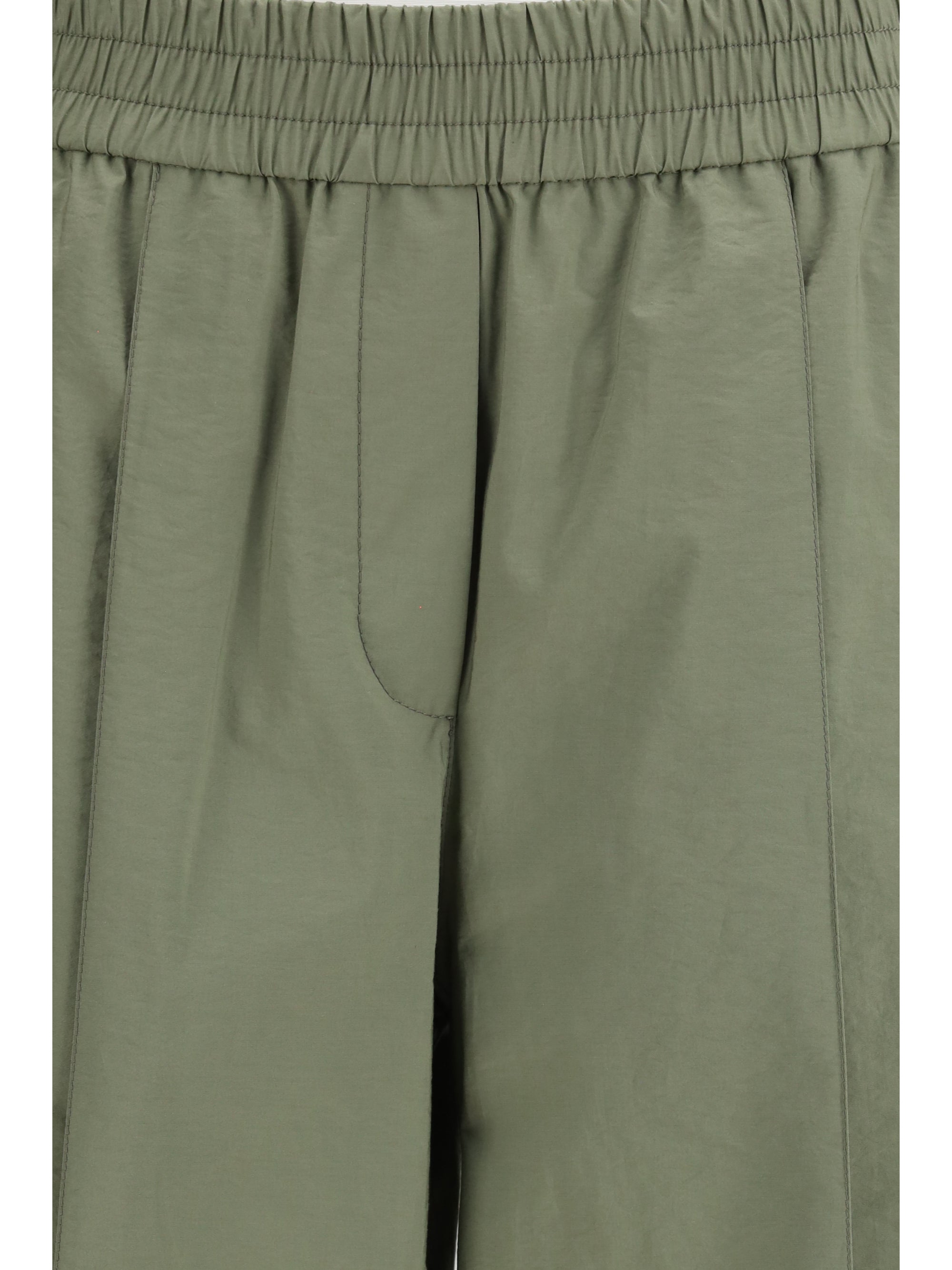 mixed cotton pants