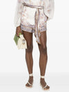 luna scarf shorts