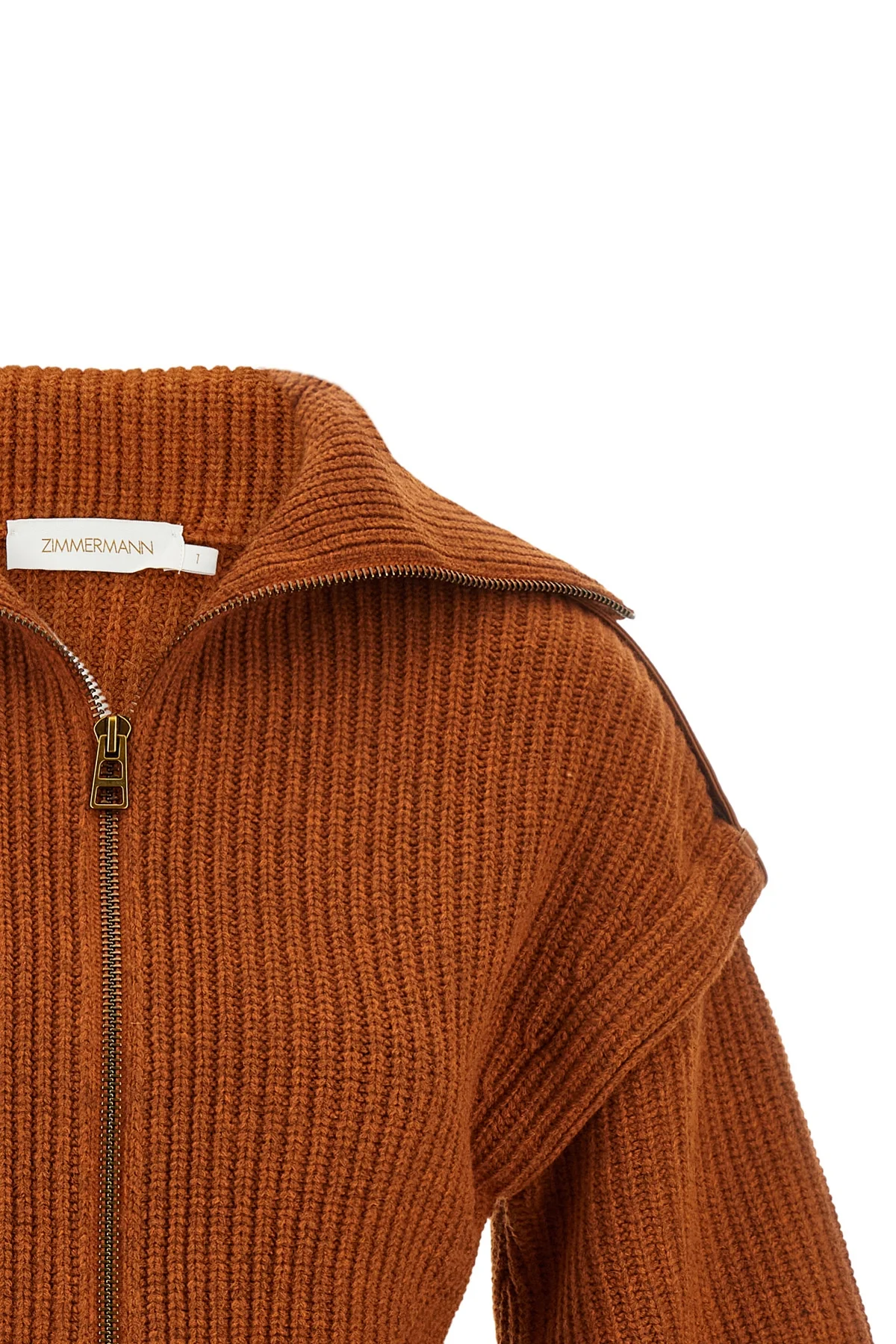 the zimmermann valiant cardigan redefines knitwear through an architectural co