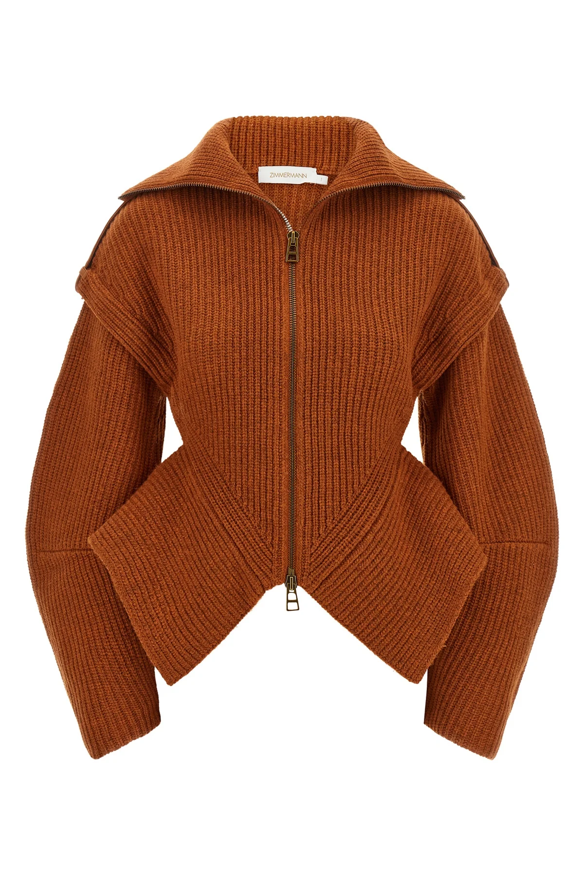 the zimmermann valiant cardigan redefines knitwear through an architectural co