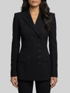 double-breasted wool jacket