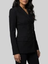 double-breasted wool jacket