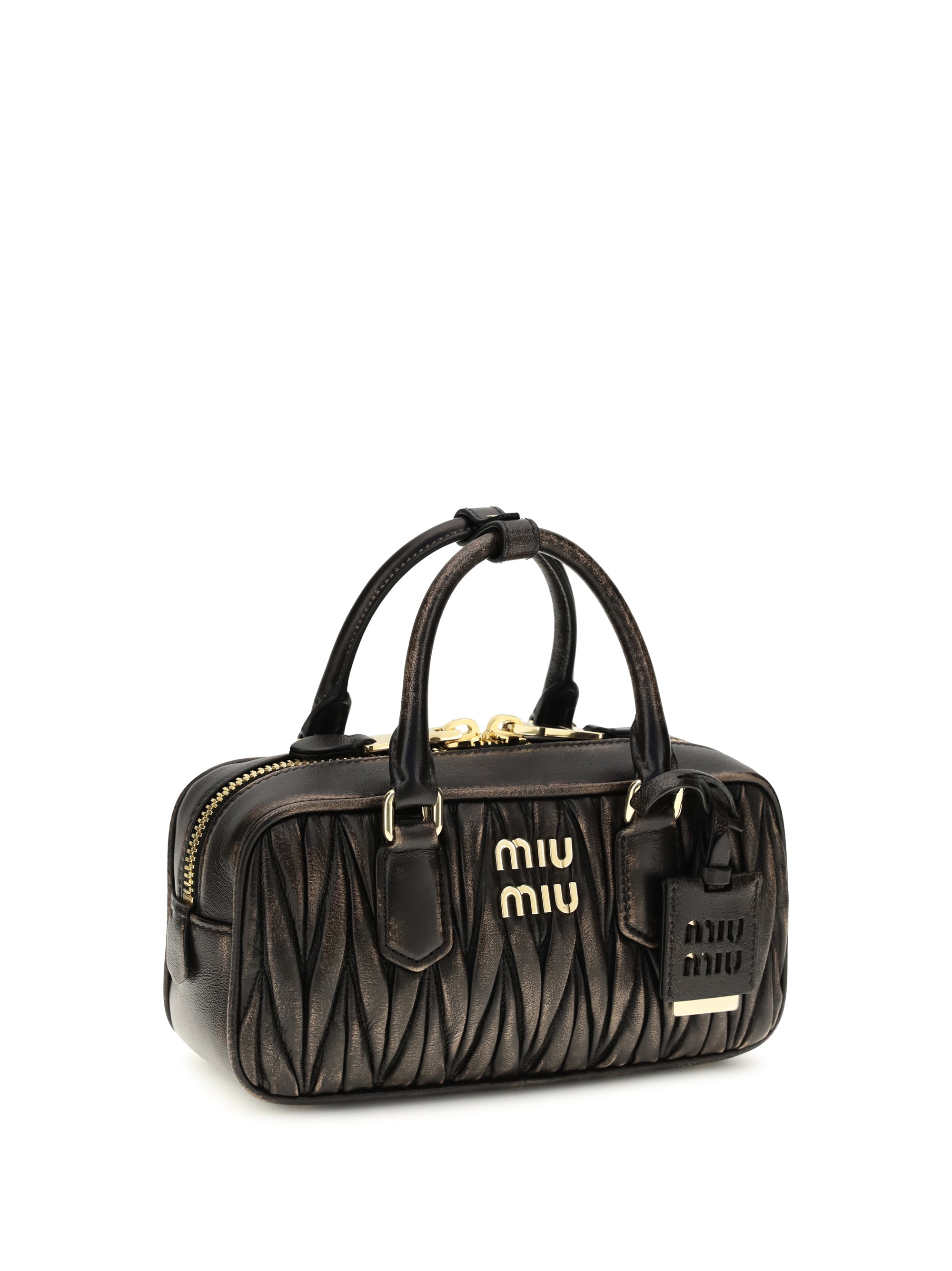 MIU MIU OS arcadie handbag in quilted nappa leather