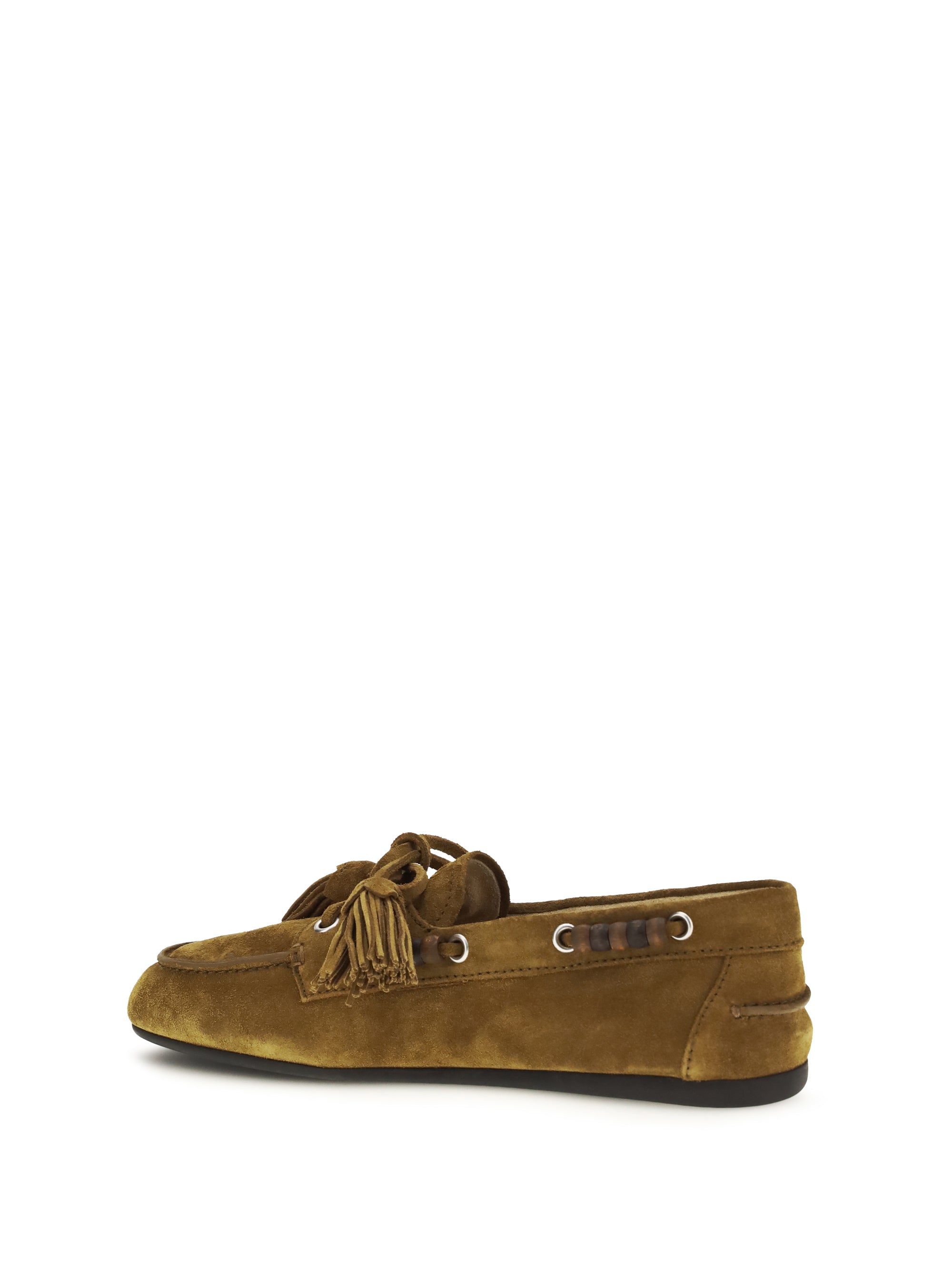 boat suede loafers