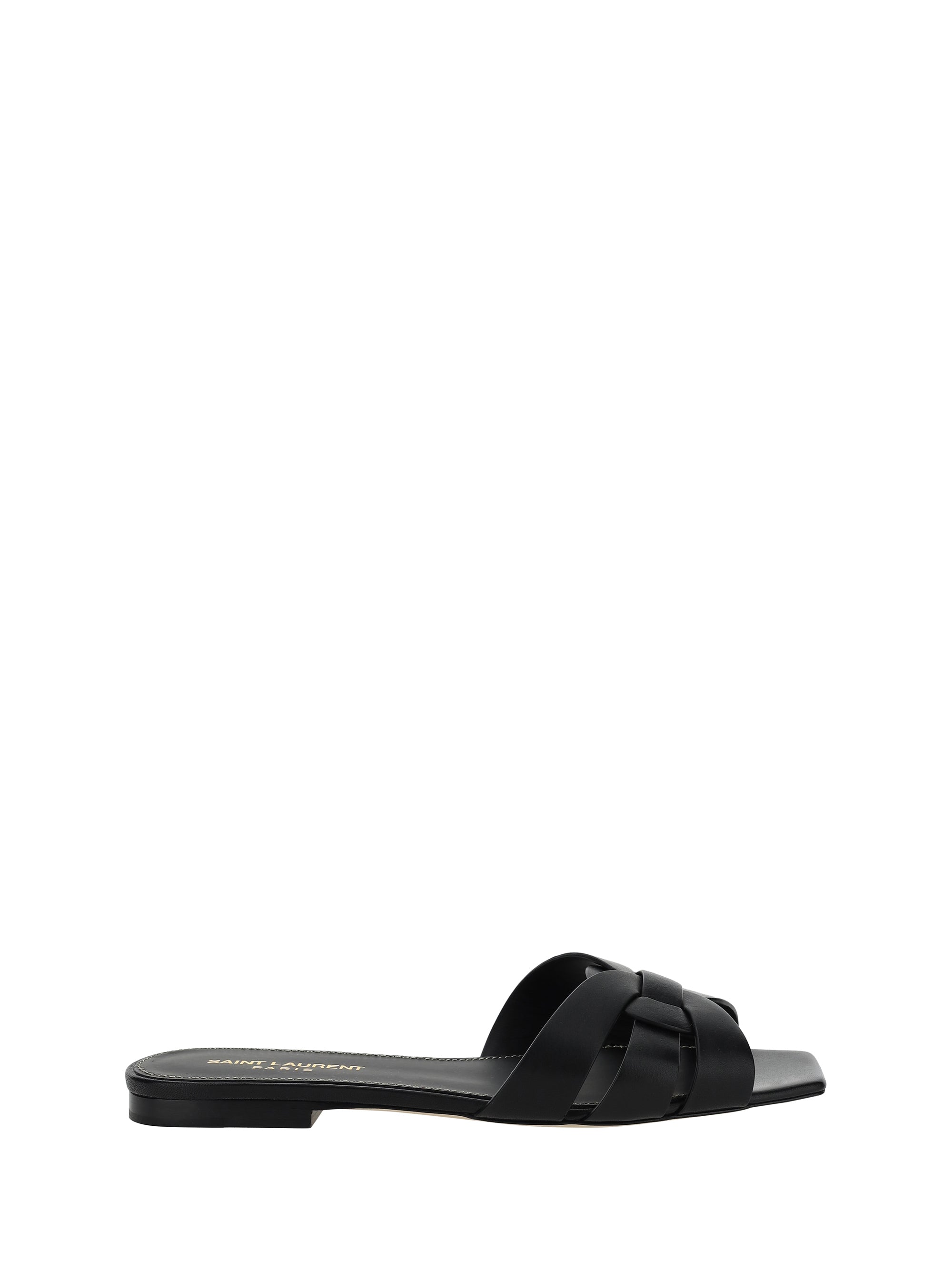 SAINT LAURENT 38 leather sandals