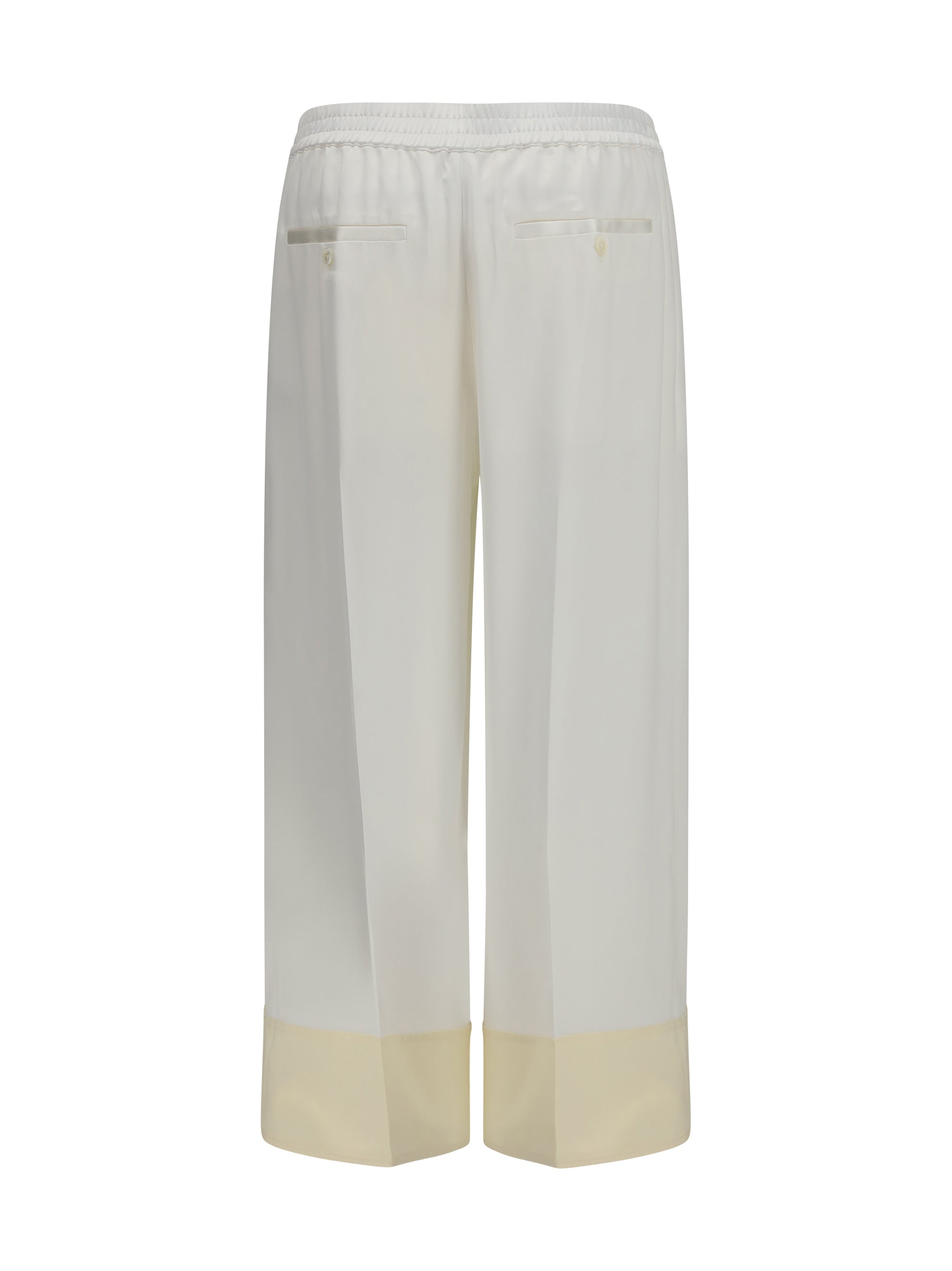 TOTEME 34 drawstring satin pants