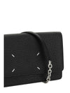 grained leather wallet