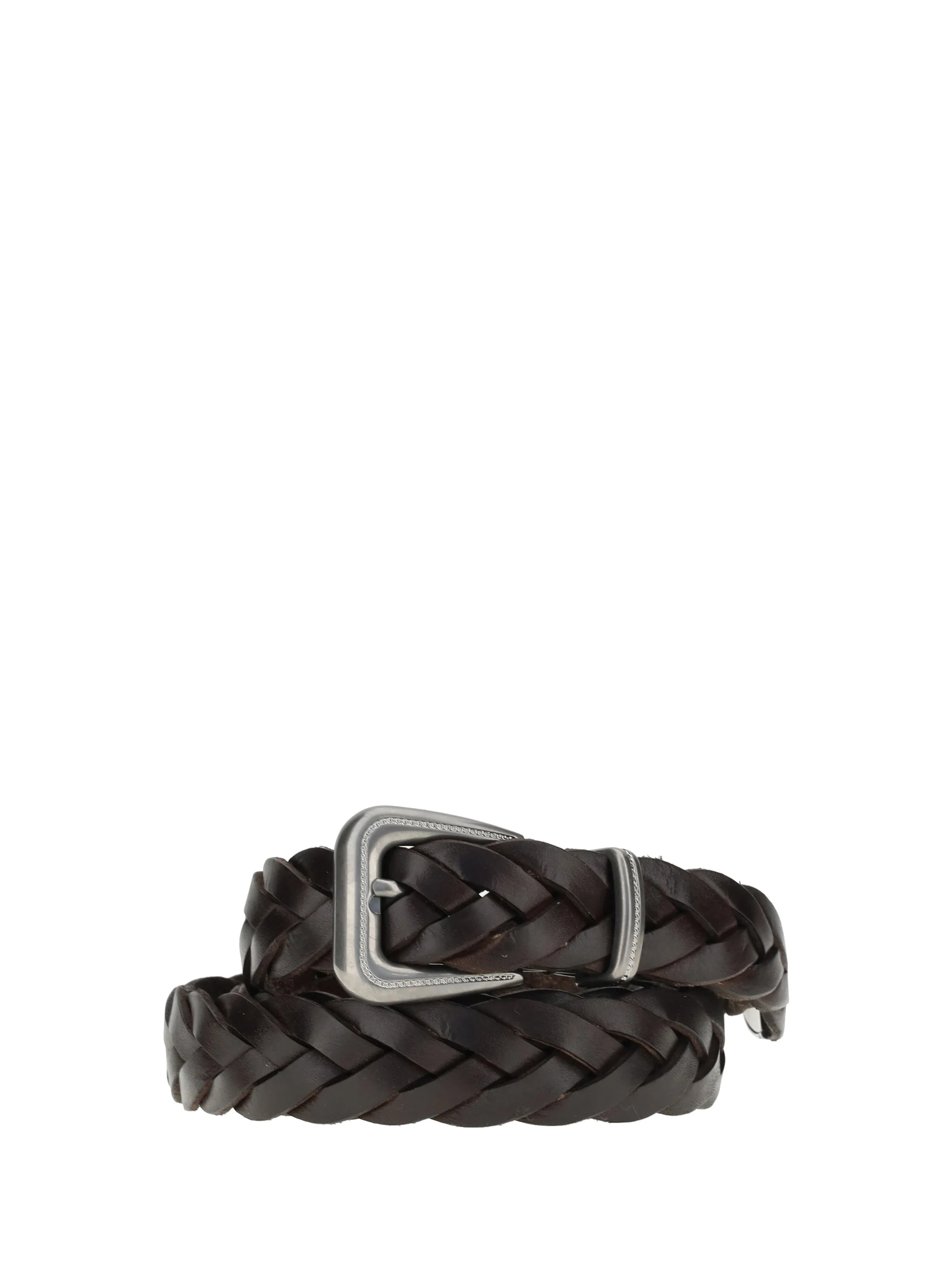 BRUNELLO CUCINELLI L woven leather belt