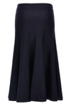 mayu full wool midi skirt