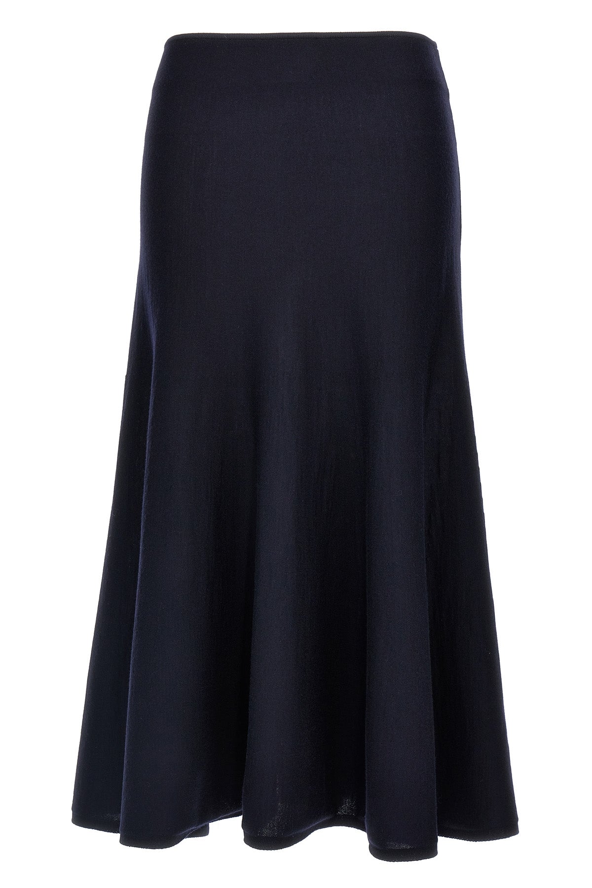 KHAITE XS mayu full wool midi skirt