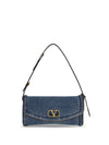 devain small shoulder bag in denim