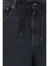 straight-leg stretch denim jeans