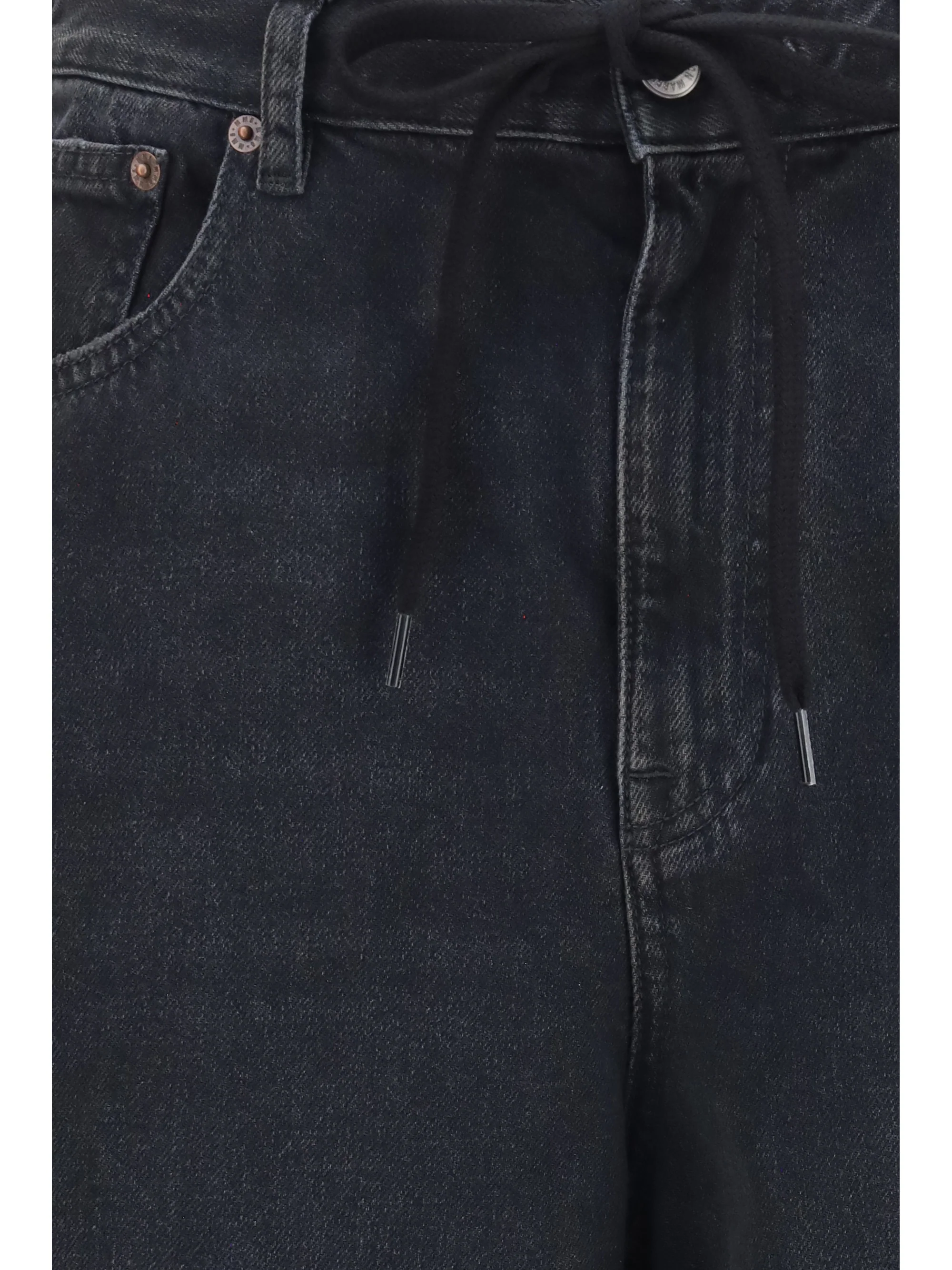 straight-leg stretch denim jeans