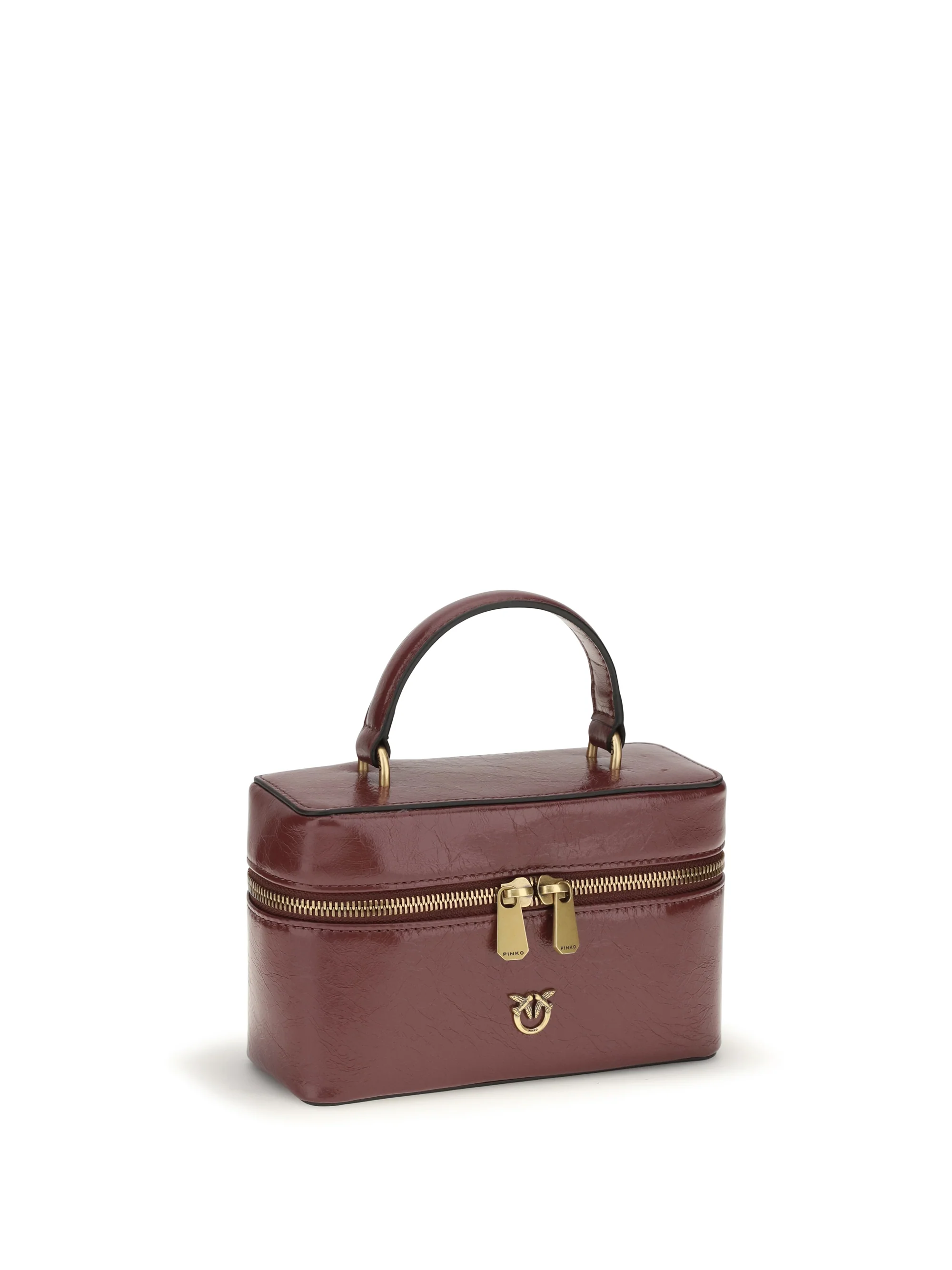 PINKO OS vanity soft mini quilted beauty case