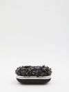 floral crystal clutch bag