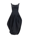 off-the-shoulder midi dress