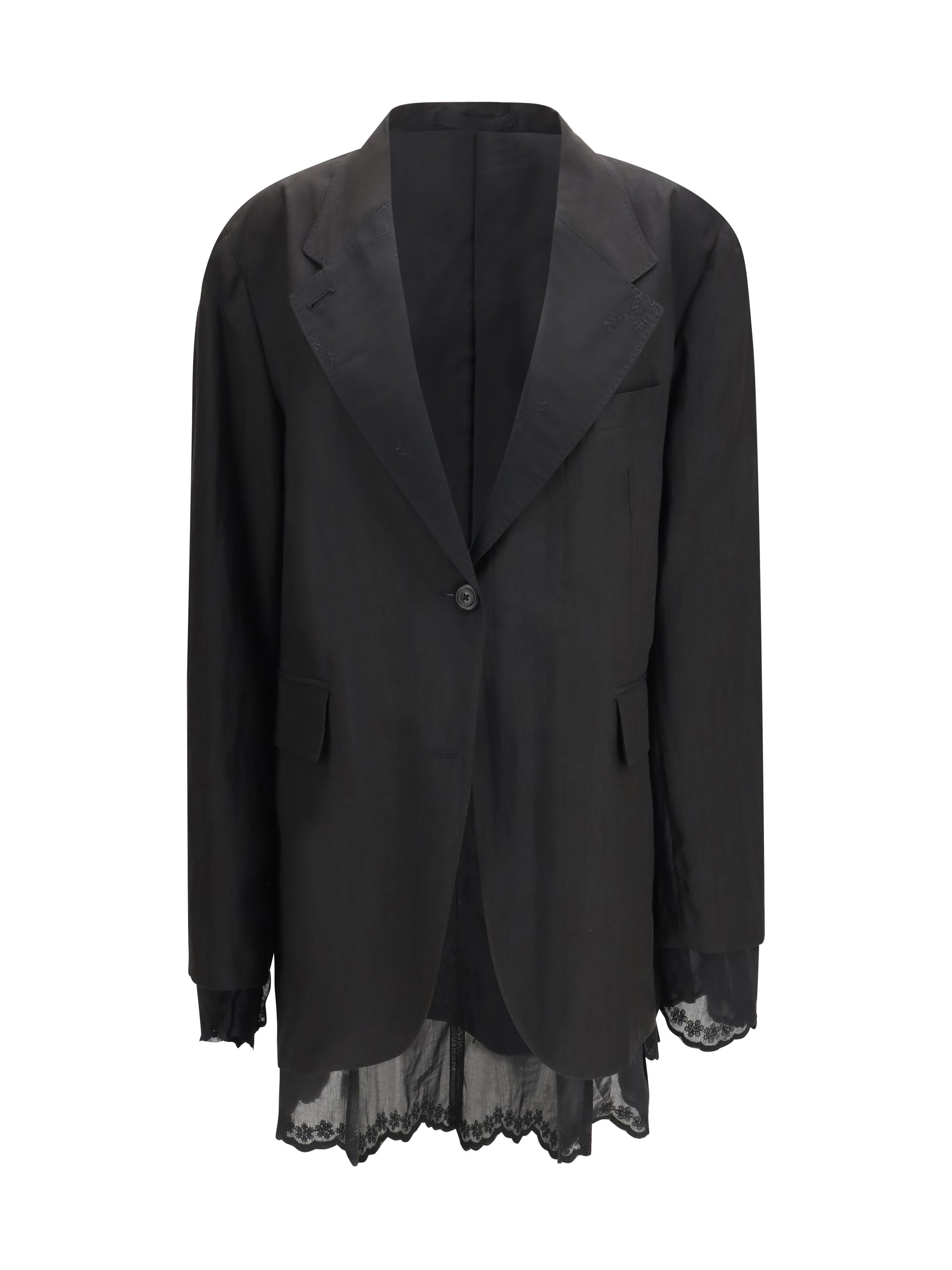 OUR LEGACY 36 reversible drip single breasted blazer
