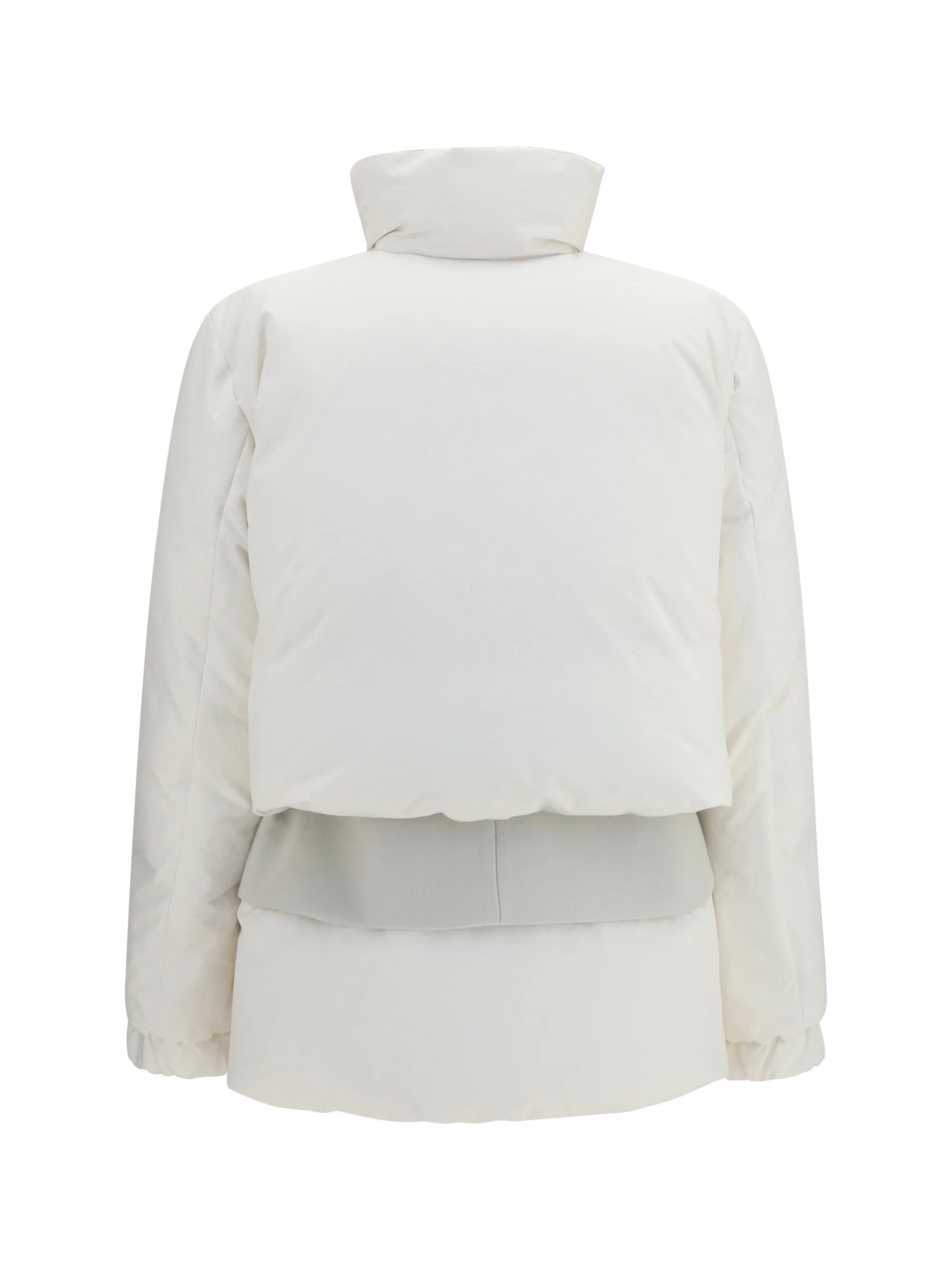 SACAI 3 double padded jacket with zip closure