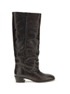 high leather boots