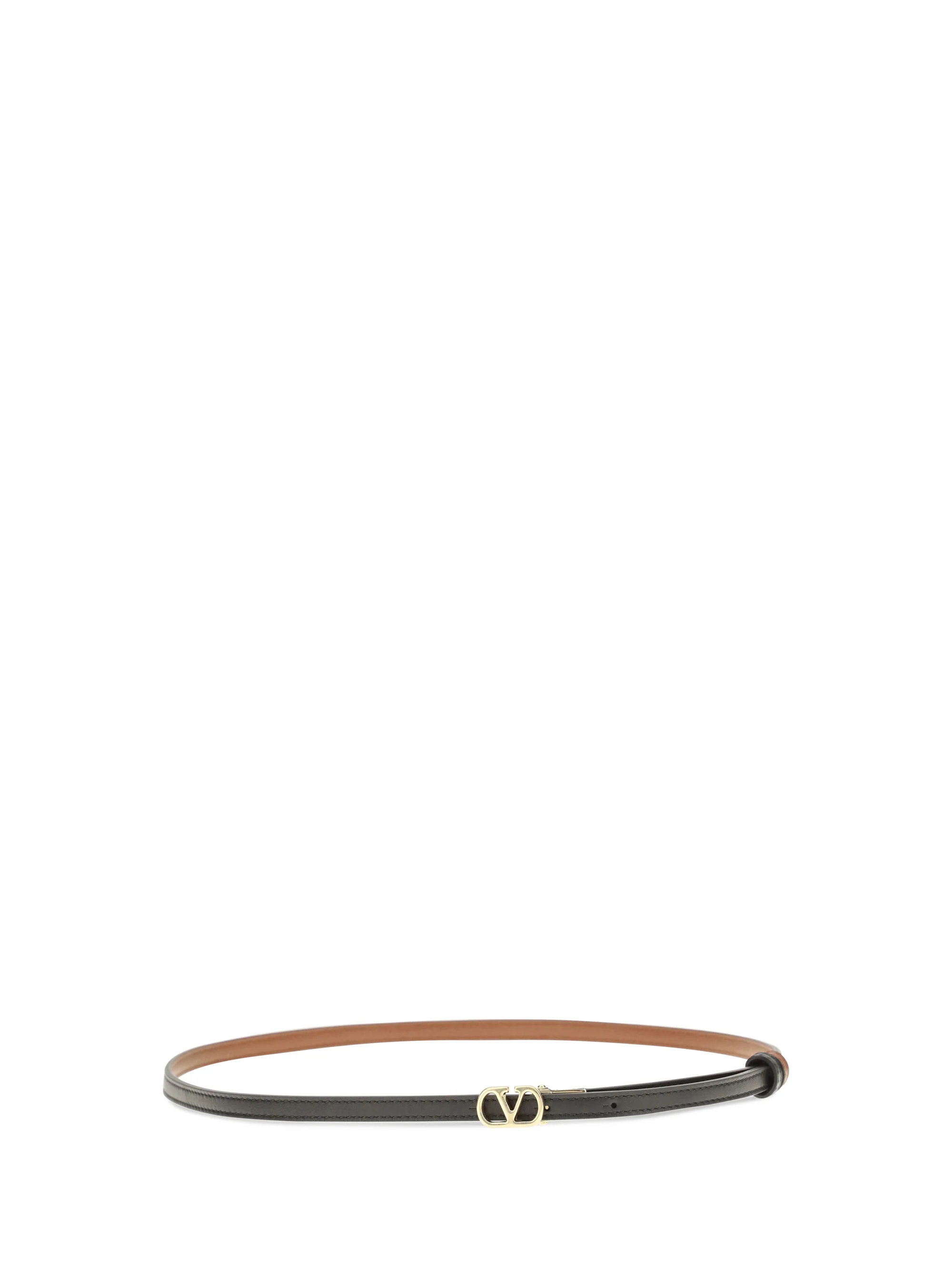 VALENTINO GARAVANI 75 reversible vlogo signature glossy calfskin belt