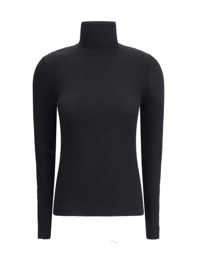 long-sleeve wool sweater