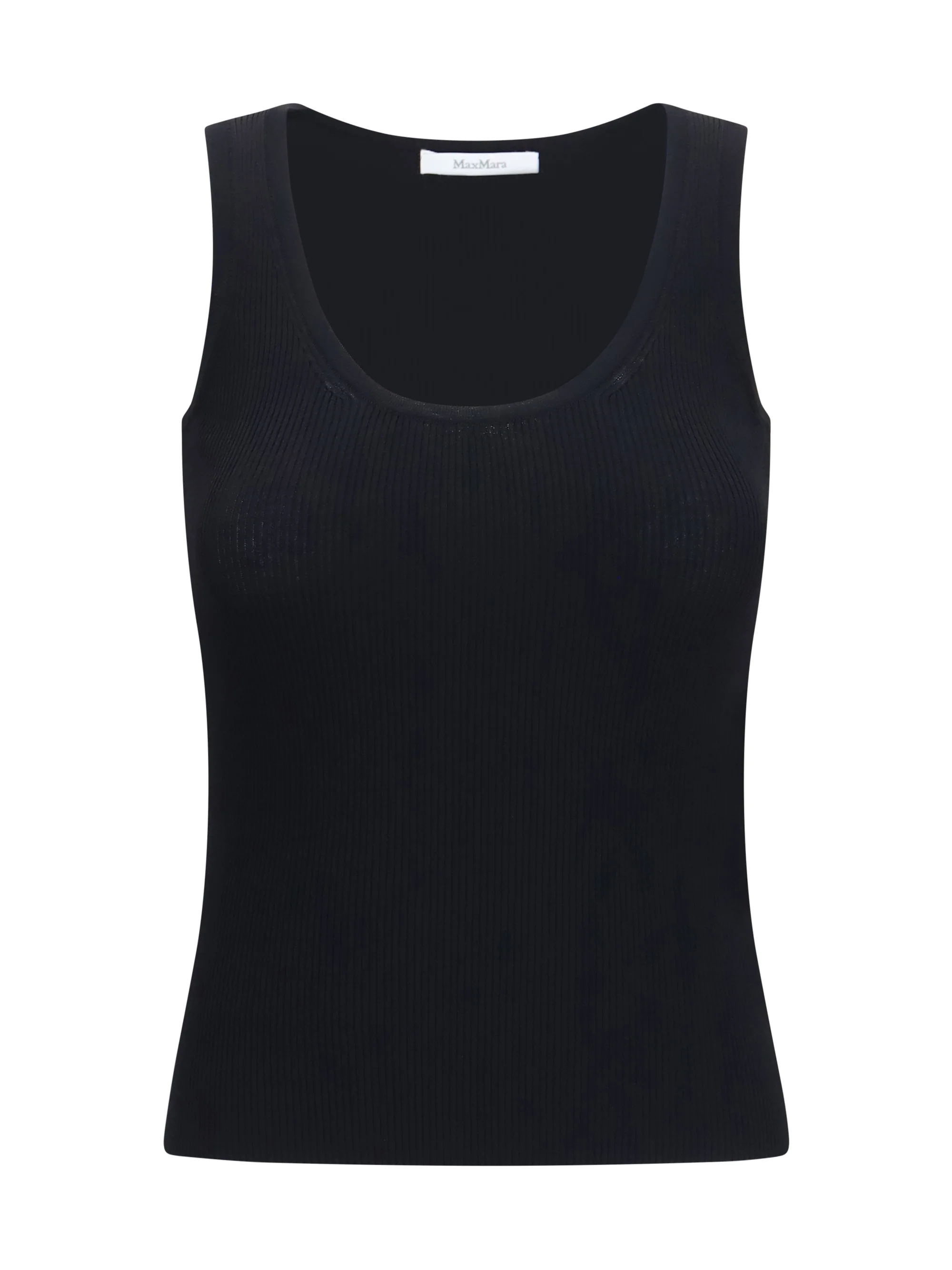 ribbed jersey tank top